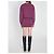 Attico Mini abito bordeaux Porpora - vista 4