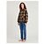 Giacca bomber a quadri marrone Sutton New York - vista 2