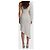 Federica Tosi Asymmetrisches Cady-Longuette-Kleid - Ansicht 2