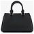Valentino Garavani VLogo Signature Mini-Tasche aus körnigem Kalbsleder Schwarz - Ansicht 3