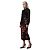 Dolce & Gabbana Saia midi com estampado de rosas vermelhas Preto - vista 2