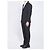 Lardini Fato simples abotoamento Feeling Preto - vista 2