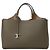 Borsa in pelle Tod's small Grigio