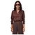 Sutton New York Camicia in seta elasticizzata marrone