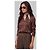 Sutton New York Camicia in seta elasticizzata marrone - vista 2