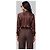 Sutton New York Camicia in seta elasticizzata marrone - vista 3