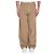 Pantaloni Burberry in twill di cotone marrone