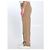 Pantaloni Burberry in twill di cotone marrone - vista 3