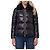 Herno Chaqueta de nailon ultraligero y cuello de piel Negro