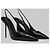 Paris Texas Lidia 105 Slingback-Pumps Schwarz - Ansicht 2