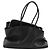 Attico La Passeggiata top handle black medium Schwarz