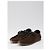 Jacquemus Les Tennis baskets cuir marron effet crocodile - vue 2