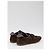 Jacquemus Les Tennis baskets cuir marron effet crocodile - vue 3