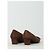 Roger Vivier Décolleté Belle Vivier in camoscio Marrone - vista 3