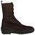 Tod's Winter ankle boot with rubber studs in suede leather Brown