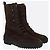 Tod's Winter ankle boot with rubber studs in suede leather Brown - view 2