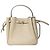 Bolso bucket Romy Tory Burch de cuero beige