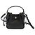 Borsa bucket mini Romy Tory Burch in pelle nera Nero