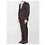 Tonello Suit in viscose blend Brown - view 2
