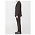 Tonello Suit in viscose blend Brown - view 3