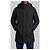 Herno Veste à col tricoté noire - vue 2