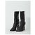 Stivali Alice 85 in pelle nera Paris Texas Nero - vista 2