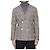 Giacca doppiopetto Tonello beige in lana e cashmere