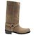 Golden Goose High biker boots in suede Brown