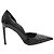 Décolleté Jimmy Choo Brigitte 100 in pelle nera Nero