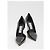 Décolleté Jimmy Choo Brigitte 100 in pelle nera Nero - vista 5