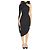 Alexander Wang Vestido midi drapeado preto
