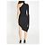 Alexander Wang Vestido midi drapeado preto - vista 4