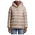 Herno Chaqueta de plumón ultraligera con piel sintética Beige