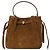 Bolsa bucket Romy Tory Burch castanha Marrom