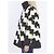 Raxxy Giacca puffer bianca e nera - vista 3