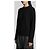 Jersey Baltra de cashmere negro Loulou de Saison - vista 2