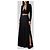 Sutton New York Gonna maxi plissettata nera - vista 2