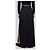 Sutton New York Gonna maxi plissettata nera - vista 3