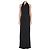 Khaite Roza langes Kleid schwarz Viskose