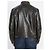 Dolce & Gabbana Lederjacke in Used-Optik Schwarz - Ansicht 4