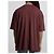 Maison Martin Margiela Camiseta ultra-oversize Burdeos - vista 4
