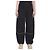 Pantaloni baggy Moncler in cotone nero