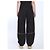 Pantaloni baggy Moncler in cotone nero - vista 4