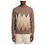 Ballantyne Camisola Diamond gola redonda em cashmere Marrom