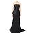 Vestido maxi Alia Solace London preto