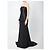 Vestido maxi Alia Solace London preto - vista 2