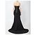 Vestido maxi Alia Solace London preto - vista 4