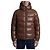 Herno Polar Tech Daunenjacke mit Kapuze Braun