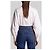 Sutton New York Bluse aus weißer Baumwollpopeline - Ansicht 3