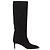 Botas de tacón de aguja Paris Texas en ante negro